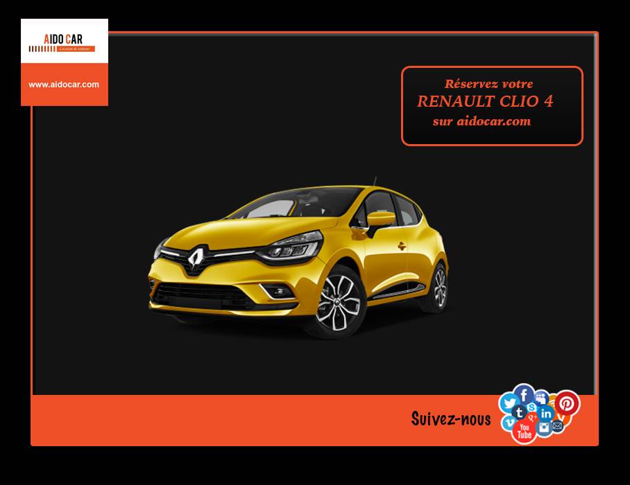 location renault clio casablanca