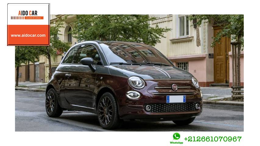 location Fiat 500 casablanca