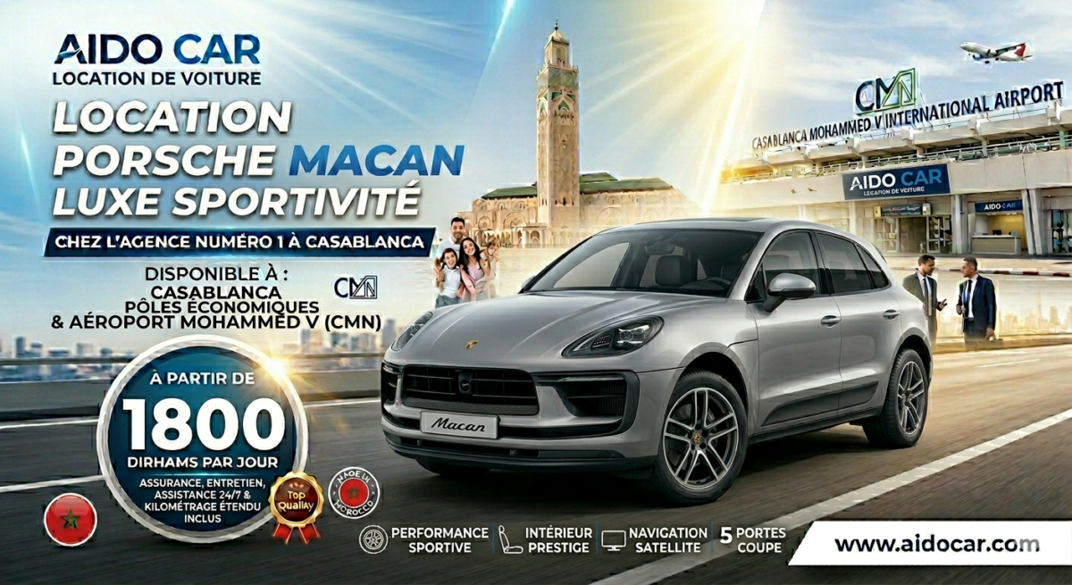 location porsche macan casablanca