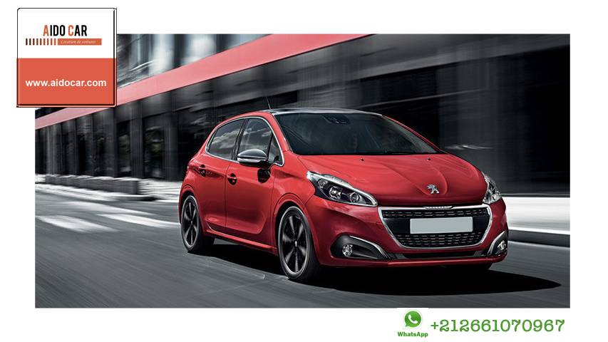 location peugeot 208 casablanca