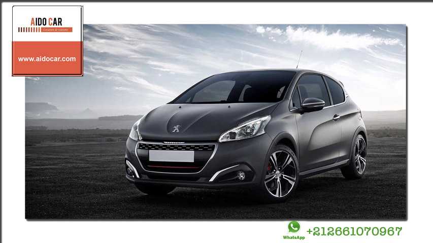 location peugeot 208 a casablanca